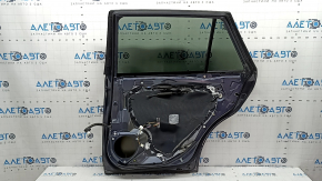 Дверь в сборе задняя правая Subaru Outback 15-19 тонировка, графит K6U, тычка, вмятина