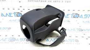 Обрамление рулевой колонки Kia Niro 17-19 черная, 2 части