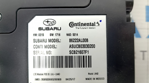 Telematics Subaru Outback 15-19