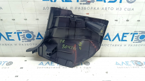 Накладка передней стойки нижняя правая Toyota Prius 50 16-22 черная, затерта