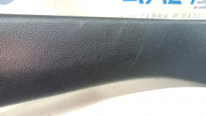 Накладка порога задняя правая Toyota Prius 50 16-22 черная, затерта
