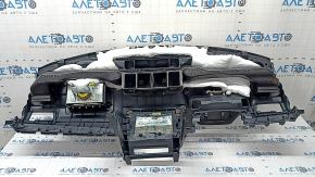 Торпедо передняя панель с AIRBAG Subaru Outback 15-17 черная
