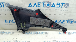 Накладка задней стойки верхняя левая Toyota Prius 50 16-20 черная, потерта