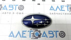 Эмблема двери багажника Subaru Outback 15-19 полез хром внутри, царапины