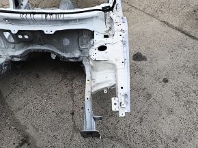 Четверть передняя левая Mazda 3 19-26 белая, на кузове, тычки