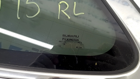 Форточка глухое стекло задняя левая Subaru Outback 15-19 хром молдинг, тонировка