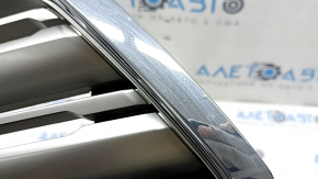 Решетка радиатора grill Subaru Outback 15-17 с эмблемой, песок