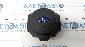 Подушка безопасности airbag в руль водительская Subaru Outback 15-17 черная, ржавый пиропатрон