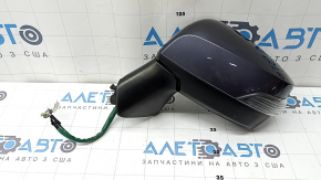 Зеркало боковое левое в сборе Subaru Outback 15-17 13 пинов, BSM, поворотник, подогрев, графит
