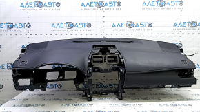 Panou frontal cu AIRBAG pentru Toyota Camry V55 15-17 SUA, cusături albe, piropatron ruginit