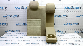 Rândul 2 de scaune din spate, partea dreaptă sus, Toyota Camry V55 15-17 SUA, tapițerie bej din stofă cu cotieră 