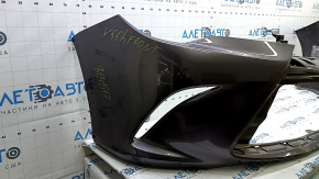 Бампер передний голый Toyota Camry v55 15-17 usa треснут, примят, царапины