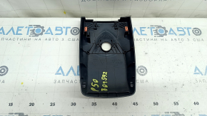 Накладка зеркала внутрисалонного Toyota Prius 50 17-22 черная, 2 части, царапины