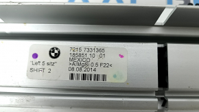 Направляющая рельса органайзера багажника левая BMW X5 F15 14-18 черный под 2 ряда