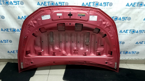 Капот голый Toyota Prius 50 16-22 алюминий, красный 3T7, сколы, песок