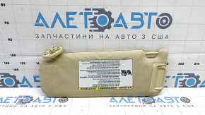 Козырек правый Toyota Camry v55 15-17 usa бежевый, без крючка, под химчистку