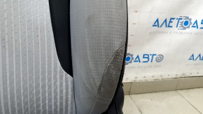 Водительское сидение Toyota Prius 50 16-18 без airbag, механическое, ткань черно-серое, под химчистку, потерта