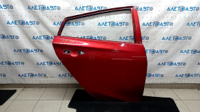 Дверь голая задняя правая Toyota Prius 50 16-18 красный 3T7, примята, тычки
