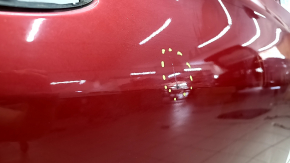 Дверь голая задняя правая Toyota Prius 50 16-18 красный 3T7, примята, тычки