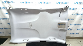 Обшивка потолка Toyota Prius 50 16-22 серая без люка, с плафонами, под химчистку, заломы