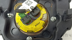 Подушка безопасности airbag в руль водительская BMW X5 F15 14-18 черная Sport, ржавый пиропатрон