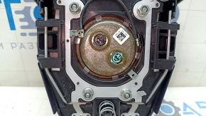 Подушка безопасности airbag в руль водительская Toyota Prius 50 16-22 черная, царапины