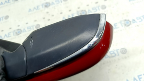 Зеркало боковое правое в сборе Toyota Prius 50 16-20 5 пинов, красное, царапины