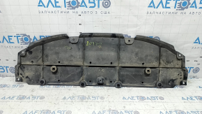Защита переднего бампера Toyota Prius 50 16-18 потерта, протерта, надлом крепления