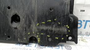 Защита переднего бампера Toyota Prius 50 16-18 потерта, протерта, надлом крепления