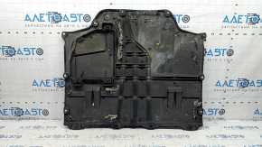 Защита двигателя Toyota Prius 50 16-18 2 части, надрывы креплений, потерта