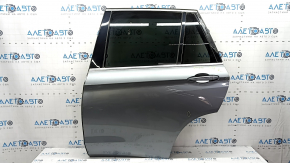 Дверь в сборе задняя левая BMW X5 F15 14-18 тонировка, keyless, графит A52M, без переднего уплотнителя, вмятина, царапина на стекле