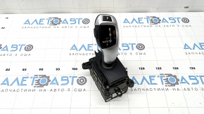 Шифтер КПП с ручкой BMW X5 F15 14-18 кожа черная с хром, царапины