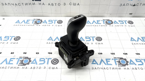 Шифтер КПП с ручкой BMW X5 F15 14-18 кожа черная с хром, царапины