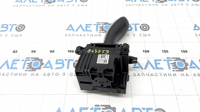 Шифтер КПП с ручкой BMW X5 F15 14-18 кожа черная с хром, царапины