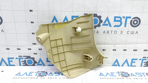 Накладка передней стойки нижняя левая Toyota Camry v55 15-17 usa бежевая, потерта