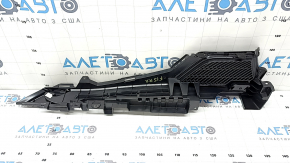 Suportul pentru plasa portbagajului dreapta BMW X5 F15 14-18, neagra, pentru 2 randuri