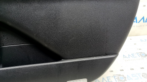 Ornamente ușă față dreapta Toyota Prius 50 16-22 negru cu inserție gri, cu cotieră, zgârieturi, pentru curățare chimică