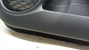 Ornamente ușă față dreapta Toyota Prius 50 16-22 negru cu inserție gri, cu cotieră, zgârieturi, pentru curățare chimică