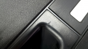 Ornamente ușă spate superioare inferioare BMW X5 F15 14-18 negre, cu dopuri și iluminare, zgârieturi