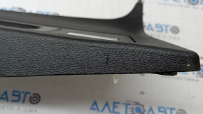 Ornamente ușă spate superioare inferioare BMW X5 F15 14-18 negre, cu dopuri și iluminare, zgârieturi