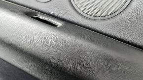 Ornamente ușă spate stânga BMW X5 F15 14-18 piele neagră Dakota fără cortină, inserție și cotieră piele neagră, ornament sub braț, cu iluminare și mâner, zgârieturi, rupturi, lovituri