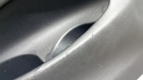 Ornamente ușă spate stânga BMW X5 F15 14-18 piele neagră Dakota fără cortină, inserție și cotieră piele neagră, ornament sub braț, cu iluminare și mâner, zgârieturi, rupturi, lovituri