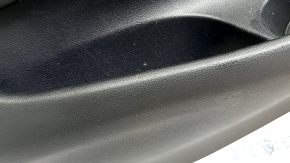 Ornamente ușă spate stânga BMW X5 F15 14-18 piele neagră Dakota fără cortină, inserție și cotieră piele neagră, ornament sub braț, cu iluminare și mâner, zgârieturi, rupturi, lovituri