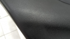 Ornamente ușă spate stânga BMW X5 F15 14-18 piele neagră Dakota fără cortină, inserție și cotieră piele neagră, ornament sub braț, cu iluminare și mâner, zgârieturi, rupturi, lovituri