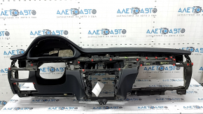 Panou frontal Torpedo fără AIRBAG BMW X5 F15 14-18 piele neagră Dakota, proeminență, zgârieturi