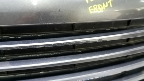 Решетка переднего бампера Toyota Camry v55 15-17 usa LE, сломаны крепления, полезла краска