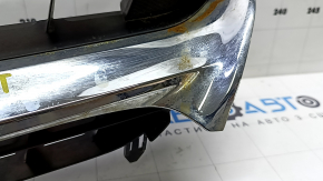 Решетка радиатора grill Toyota Camry v55 15-17 usa hybrid с эмблемой, песок