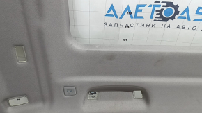 Обшивка потолка BMW X5 F15 14-18 серая GRAU под панораму, под химчистку, согнуто крепление, изогнута рамка