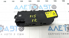 Управление пассажирским сидением BMW X5 F15 14-18 черное, под поясничный подпор