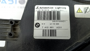 Фара передняя левая в сборе BMW X5 F15 14-18 ксенон с креплениями, песок